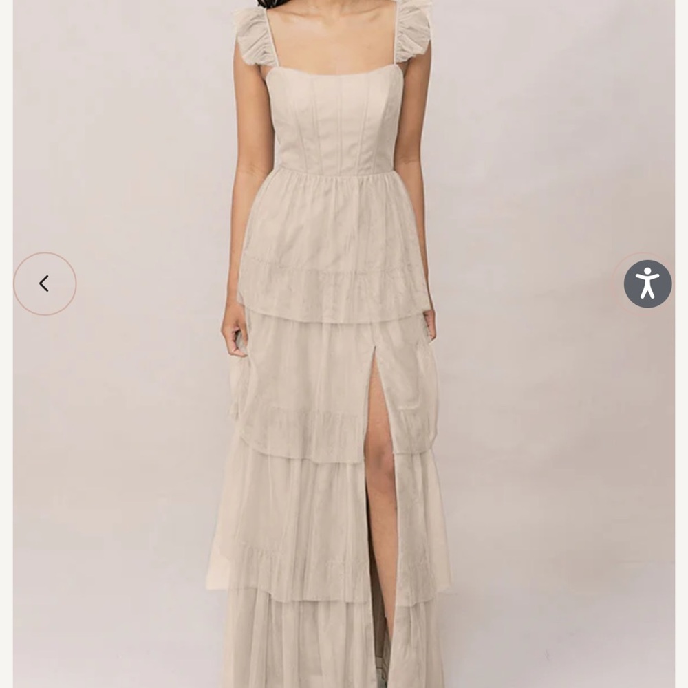 Revelry Poppy Tulle Maxi Dress